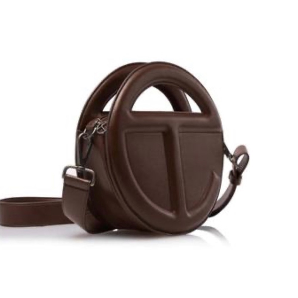 Chocolate Telfar circle bag